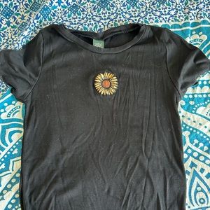 Sunflower Crop top